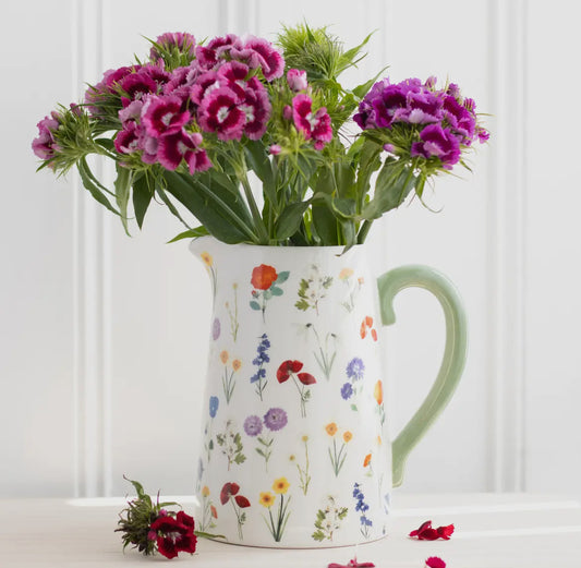 Floral Ceramic Jug