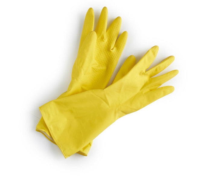 Natural Latex Rubber Gloves - Medium