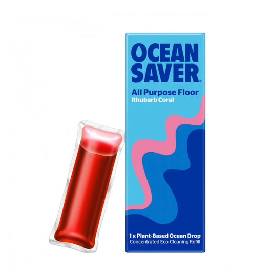 OceanSaver Cleaner Refill Drops - All Purpose Floor Rhubarb